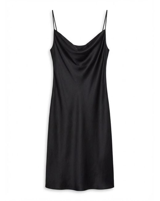 Saint Laurent Black Suspender Dress