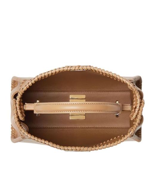 Fendi Natural Pekaboo Mini Handbag