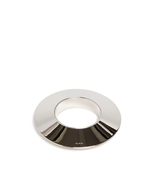 Alaïa White Alaïa Large Blade Bracelet