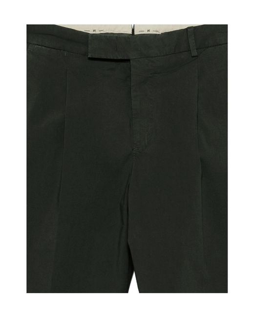 Pt Pantaloni Black Trousers With Belt Loops for men