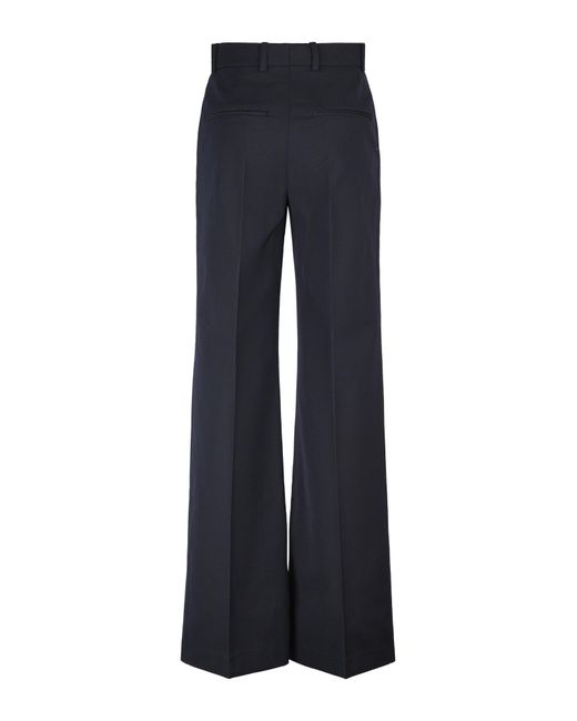 A.P.C. Blue Straight-Leg Tailored Pants