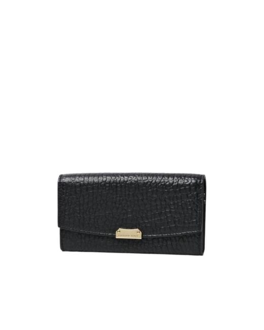 Burberry Black Logo Long Purse