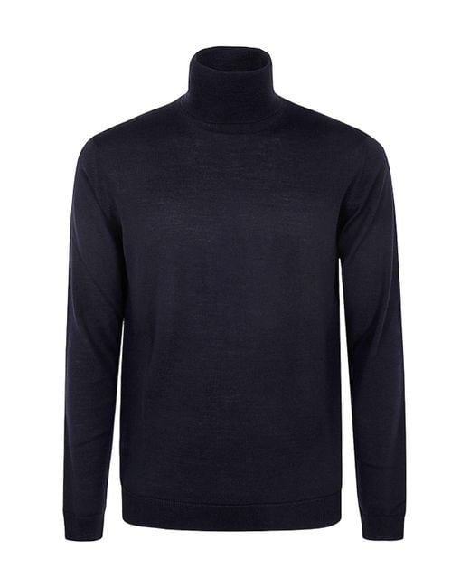 Nuur Blue Turtleneck Sweater for men