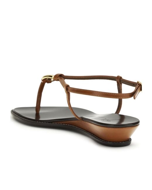 Giuseppe Zanotti Brown Amhelia Wedge Heeled Sandals