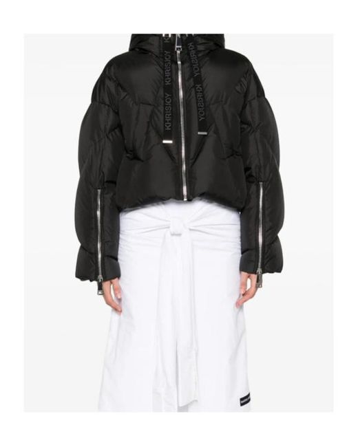 Khrisjoy Black Hooded Zip Jacket