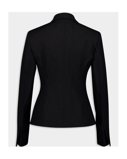 Ferragamo Black Ferragamo Cut-Out Detailed Blazer