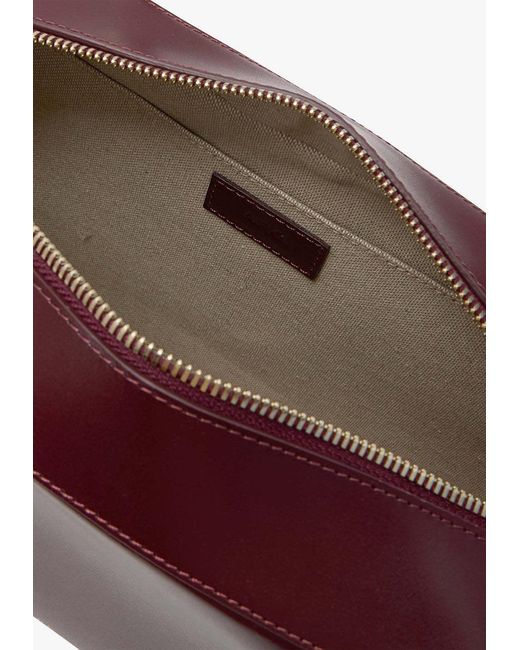 A.P.C. Purple Logo Printed Shoulder Bag