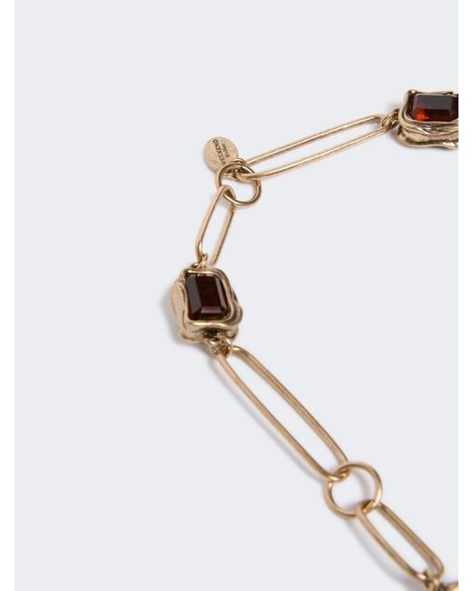 Weekend by Maxmara White Decorative Chain Necklace
