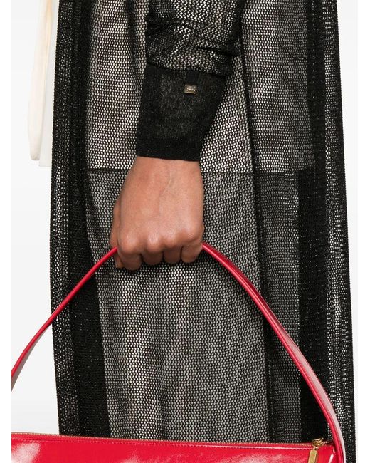 Herno Black Knitted Coat