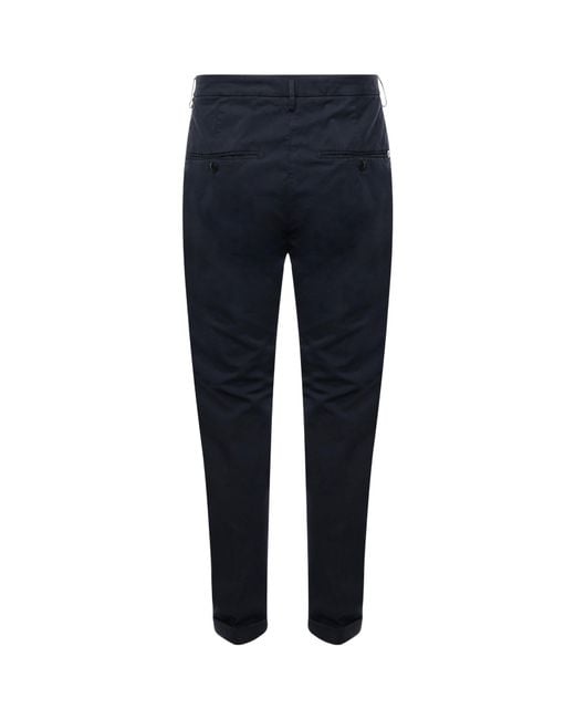 Dondup Blue Gaubert Tailored Pants for men