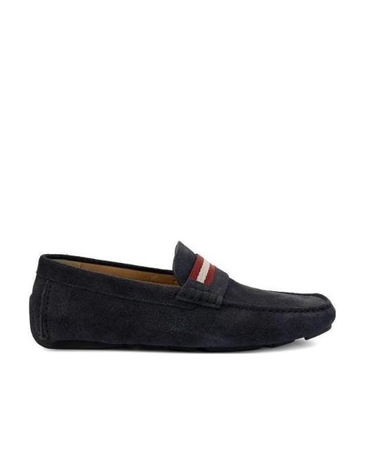 Bally Black Logo Love Shoes for men