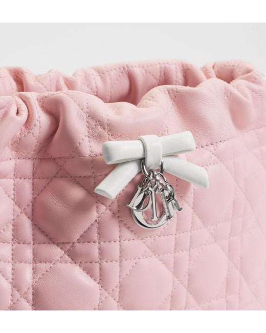 Dior Pink Aable Mini Bucket Bag