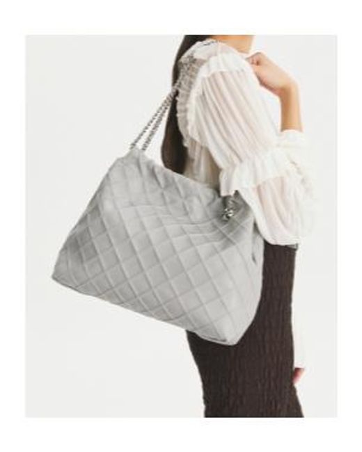 Tory Burch Gray Fleming Tote Bag