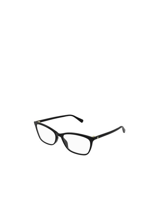 Gucci White Eyewear Square Frame Glasses