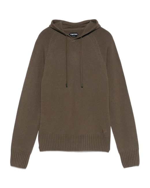Tom Ford Brown Hooded Sweater for men