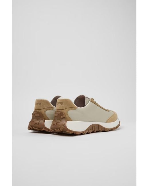 Camper Natural Suede-Panel Sneakers for men