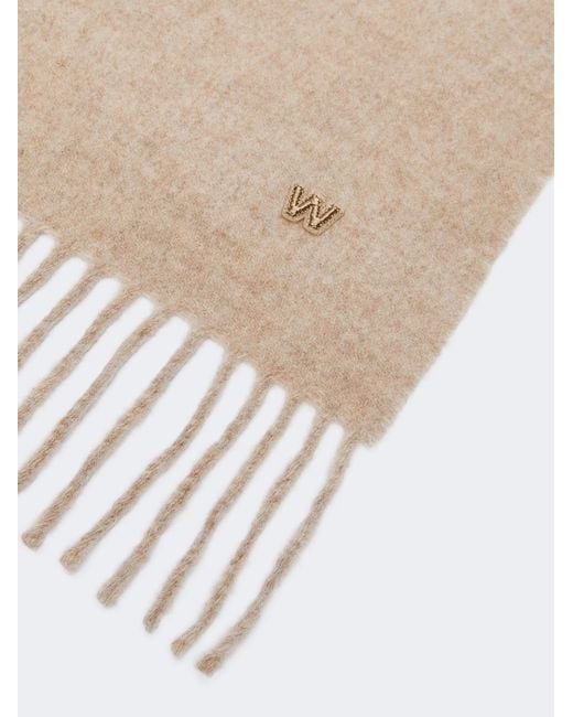 Weekend by Maxmara Natural Plain Wool Stole