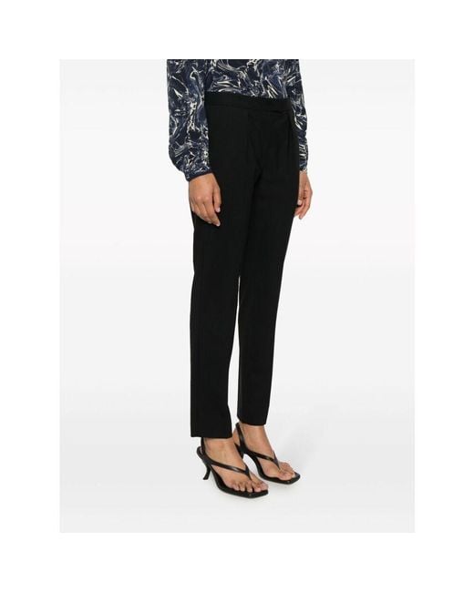 Isabel Marant Black Nolena Slim-Cut Trousers