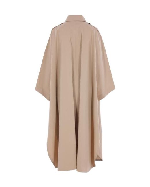 Brunello Cucinelli Natural Double Breasted Coat
