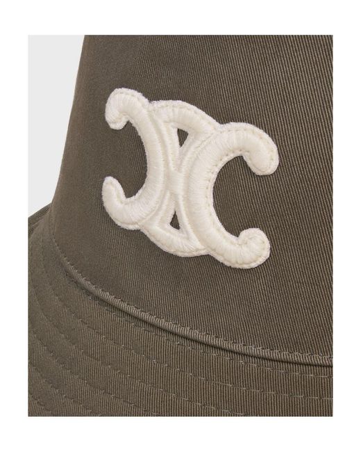 Céline Brown Triomphe Bucket Hat