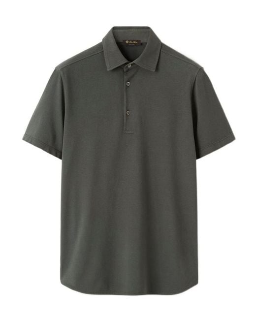 Loro Piana Green Brenna Polo Shirt for men