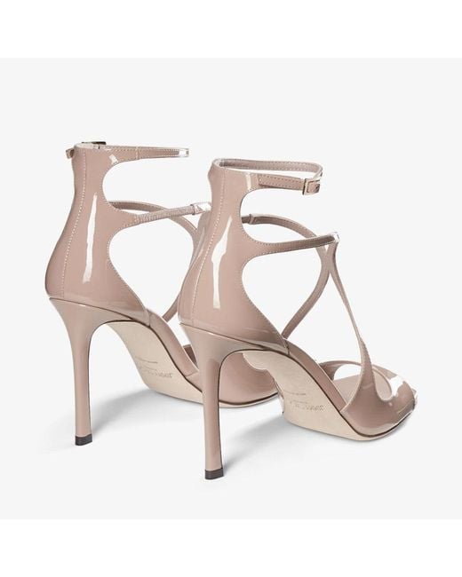 Jimmy Choo Metallic Azia High-Heeled Sandals