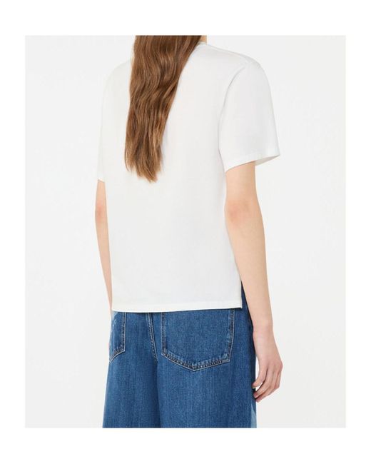 Weekend by Maxmara White Wkdtenue Crewneck T-Shirt