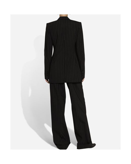 Dolce & Gabbana Black Wide Trousers