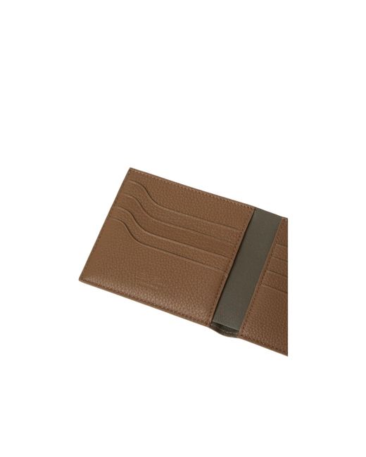 Loro Piana Brown Extra Compact Wallet for men