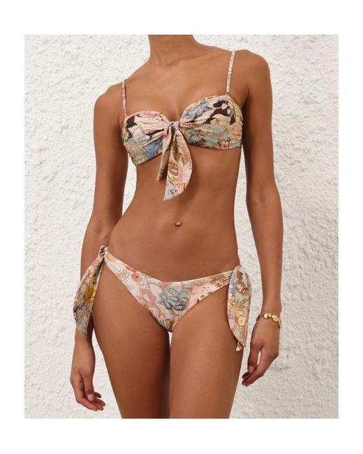 Zimmermann Natural Daylight Tie Bikini Top