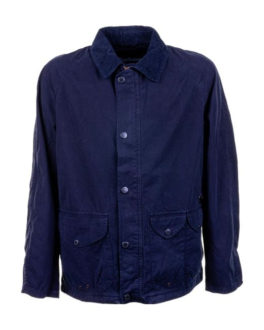 Barbour Blue Long-Sleeved Jacket for men