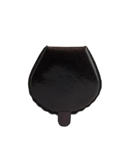 Lemaire Black X Carlos Penafiel Shell Coin Purse for men