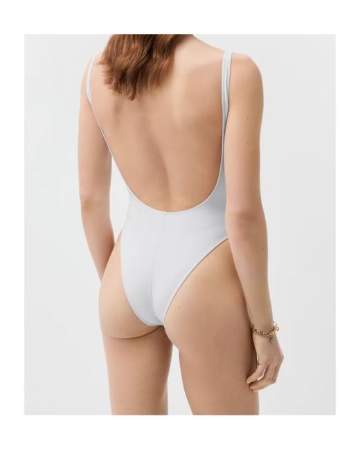 Versace White Medusa Hardware Beachwear