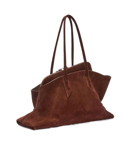 The Attico Brown The La Passeggiata Tote Bag