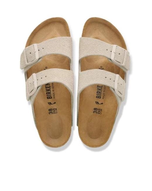 Birkenstock White Arizona Sandals for men