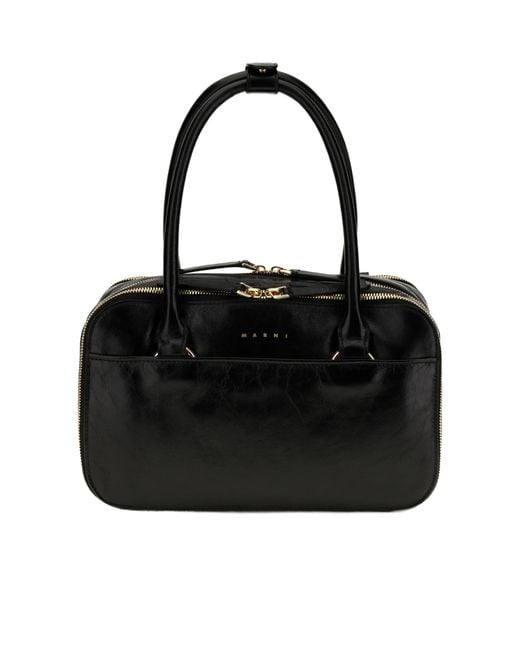Marni Black Small Boxyne Bag