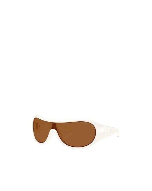 Miu Miu Multicolor Wrap-Around Sunglasses