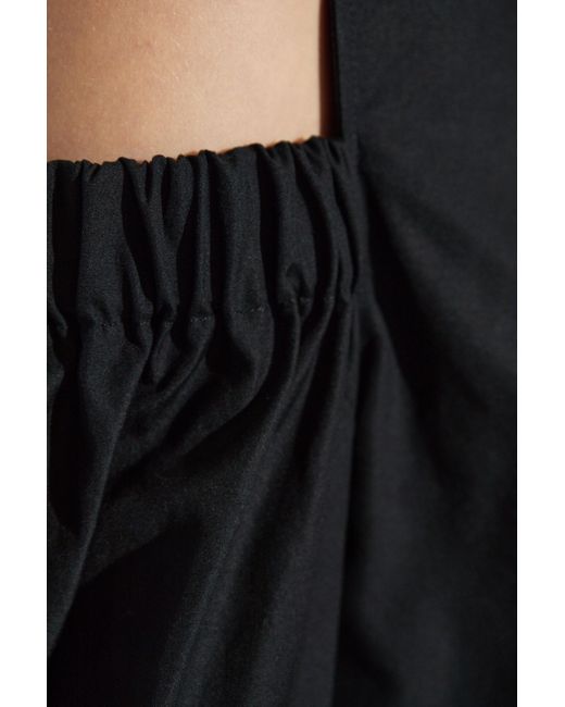 Max Mara Black Ragni Cut-Out Button-Up Shirt