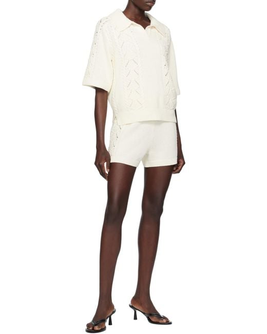 Loulou de Saison Natural Knitted Shorts
