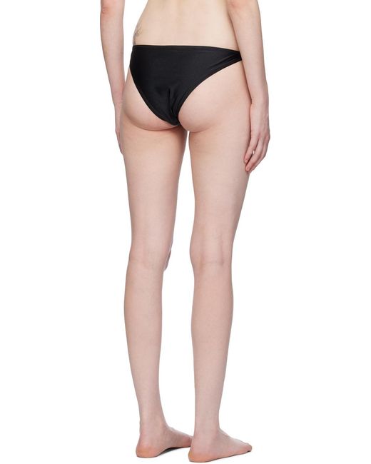 Ganni Black Emblem Mini Briefs