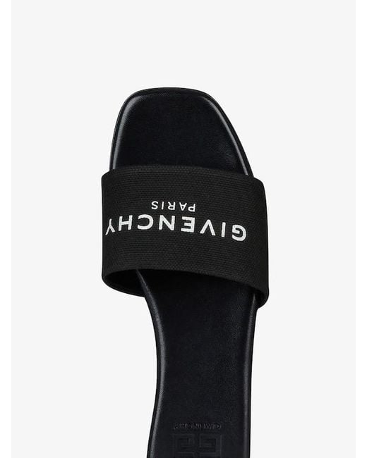 Givenchy Black 4G Flat Mules