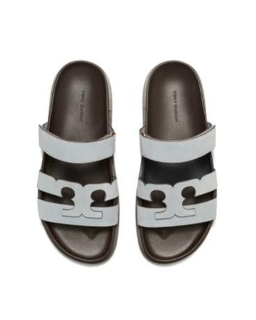 Tory Burch White Ines Sport Slides