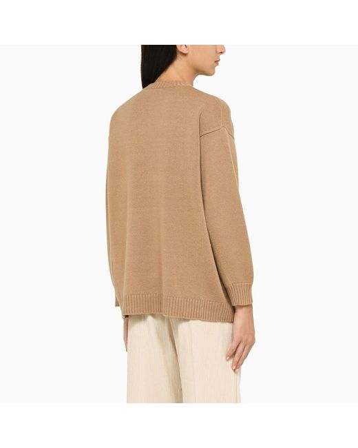 Max Mara Natural Round Neck Sweater