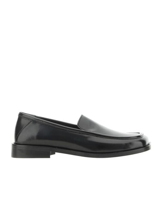The Attico Black The Evan Slip-On Loafers