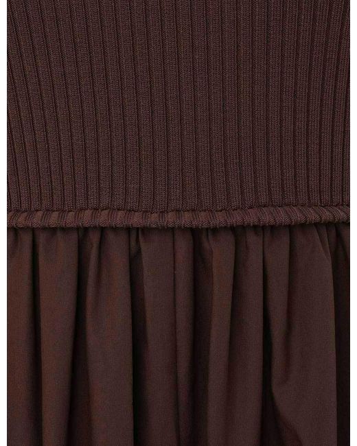 Zimmermann Brown Sleeveless Dress