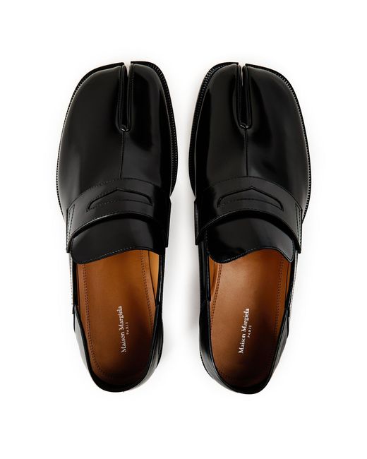 Maison Margiela Black Tabi Slip-On Loafer for men