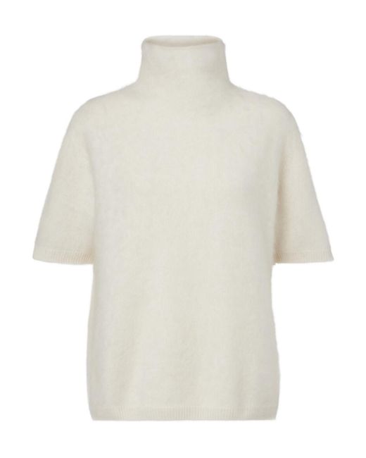 Lisa Yang White Madelene Cashmere T-Shirt