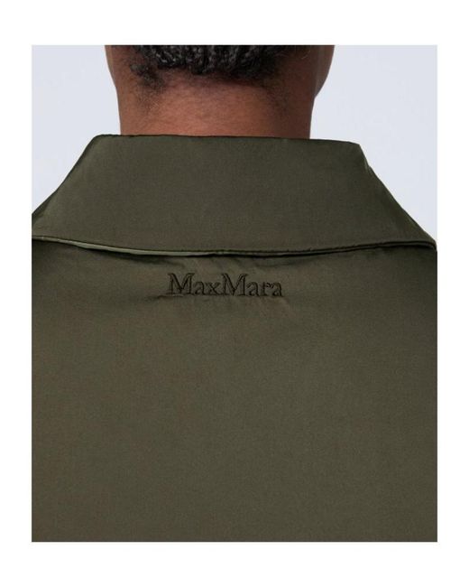 Max Mara Green The Cube Carlotta Quilted Jacket
