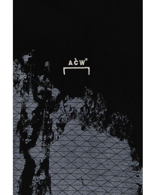A_COLD_WALL* Black Logo Short-Sleeved T-Shirt for men