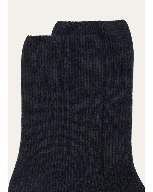 Loro Piana Blue Socks for men